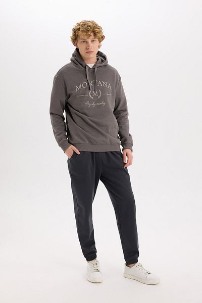 DeFacto Tepláky Regular Fit Kapsy Basic Plochý pas Šněrování Elastické nohavice D4416AX25SP