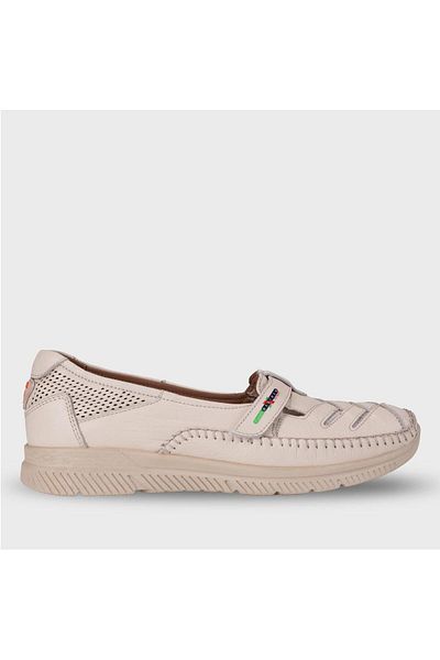 Forelli 29429-G Elena Beige Pantofi de damă din piele naturală