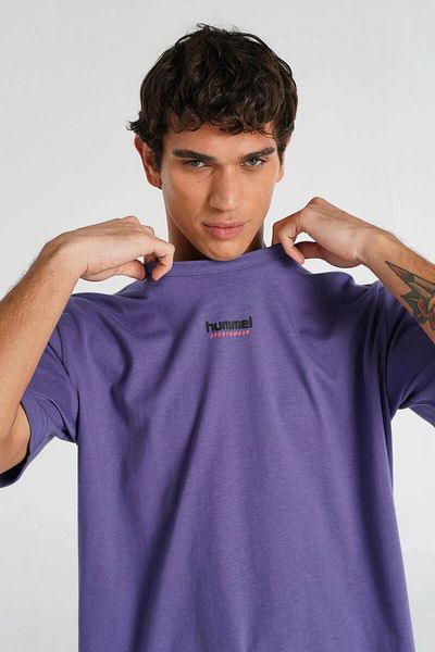 hummel Ανδρικό μπλουζάκι Tef Oversize Purple 912179 -9963