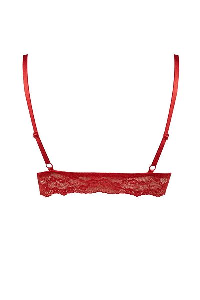 DeFacto New Year's Themed Red Lace Bralets - Padded D7843Ax24Au