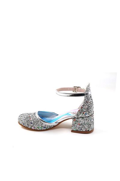 BYŞ Moda Pantofi de seara cu toc Elsa pentru fete - Trandafir-Albastru
