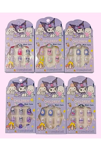 Eva Rose Kendinden Yapışkanlı 12'li Çocuk Takma Tırnak Çocuklar Için Takma Tı...