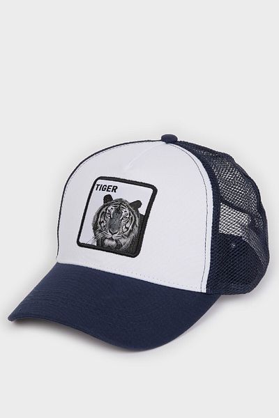 DeFacto Men's Label Printed Woven Baseball Basketball Cap B7999Ax25Sm