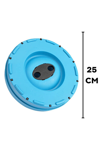 LUCKYHOMES 2 Li Set Okul/Kamp/Bahçe/Konser/Piknik Çok Amaçlı Pratik Katlanır Kırmızı/Mavi Taburetik Tabure