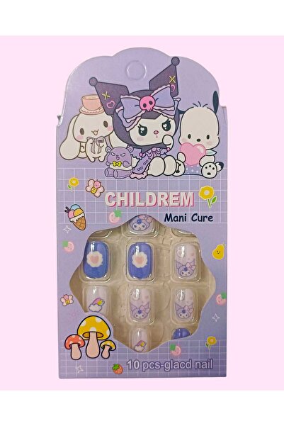 Eva Rose Kendinden Yapışkanlı 12'li Çocuk Takma Tırnak Çocuklar Için Takma Tı...