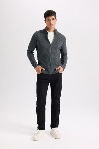 DeFacto Slim Fit Gabardine Chino Canvas-Hose B2089ax25sp