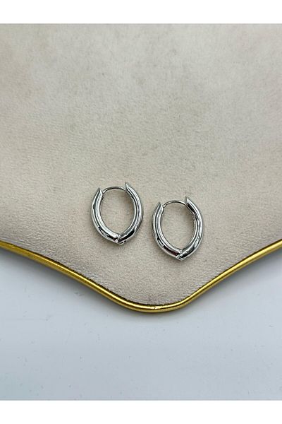 MyladyAccessoriess Medium Size Tube Hoop Earrings (Steel)