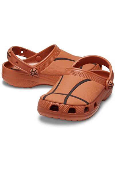 Crocs Classic Basketball Clog K Çocuk Kahverengi Terlik 210156-805