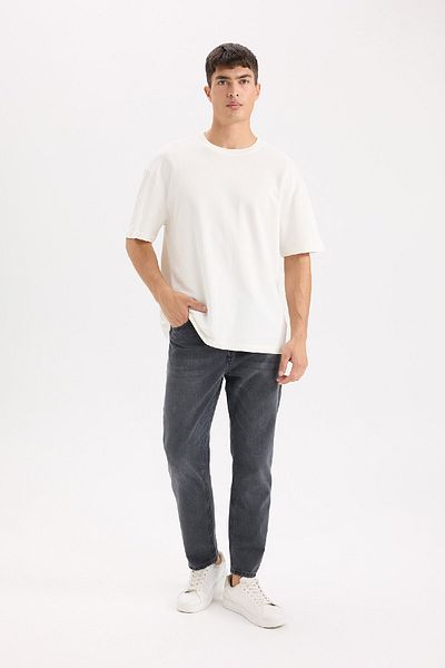 DeFacto 100% βαμβάκι 90's Slim Fit Skinny Fit Ψηλόμεσο Skinny Leg Jean Washed Παντελόνι D8759ax24au