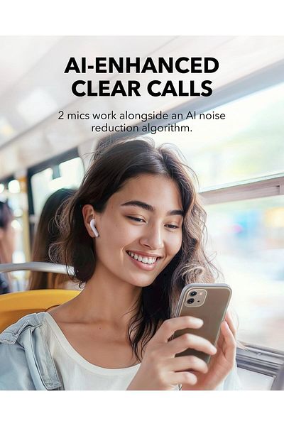 Soundcore K20i by Anker, Semi-in-Ear Earbuds, Bluetooth Wireless, 36H Playtime ENC 2-Mic Clear Calls,IPX5