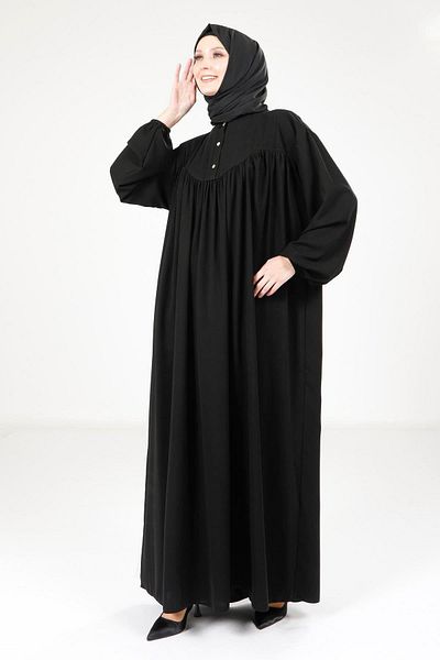 Beyza Φόρεμα Casual Μαύρο Χρώμα 9225