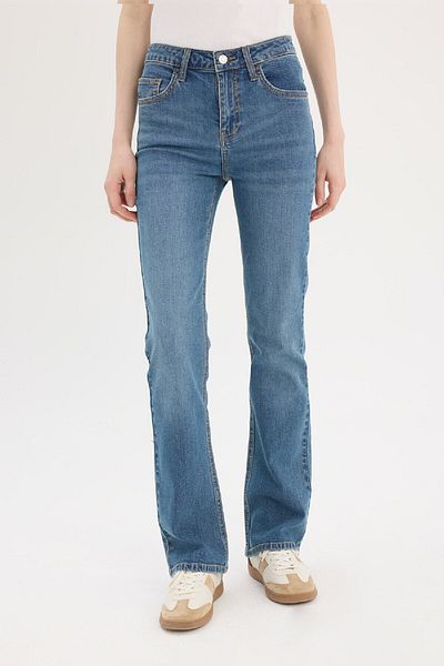 DeFacto Jeanshose mit hoher Taille und weitem Bein D7972AX25SP