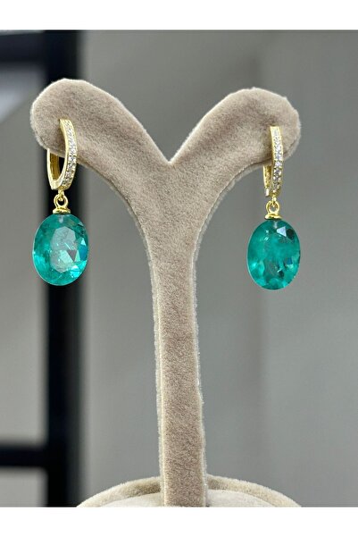 DURAN TAKI TASARIM Parabia Turmalin Gümüş Küpe