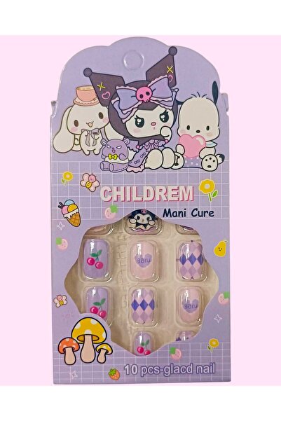 Eva Rose Kendinden Yapışkanlı 12'li Çocuk Takma Tırnak Çocuklar Için Takma Tı...