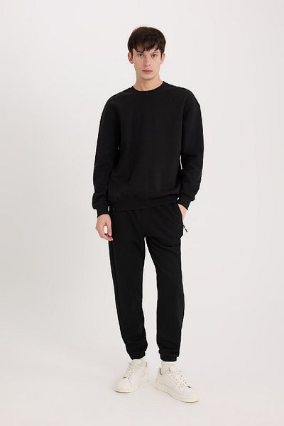 DeFacto Slim Fit Slim Fit Pike-Jogginghose mit Reißverschlusstasche D5258AX25SP