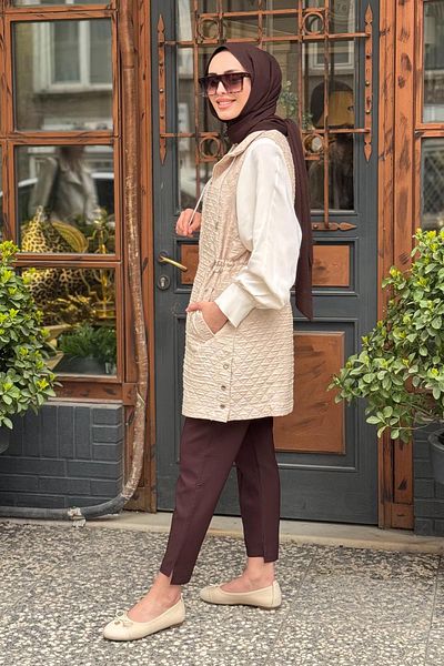 Moodbasic Vest Mb28.70 Beige