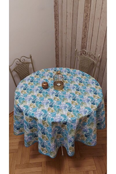 gonk Round,Duck (Liquid Iti̇ci̇,Stain-Proof) Fabric,Tablecloth