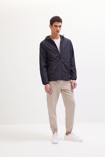 DeFacto 100% βαμβακερό Jogger Slim Fit Slim Fit Lace Up Παντελόνι Gabardine D8607ax25sp