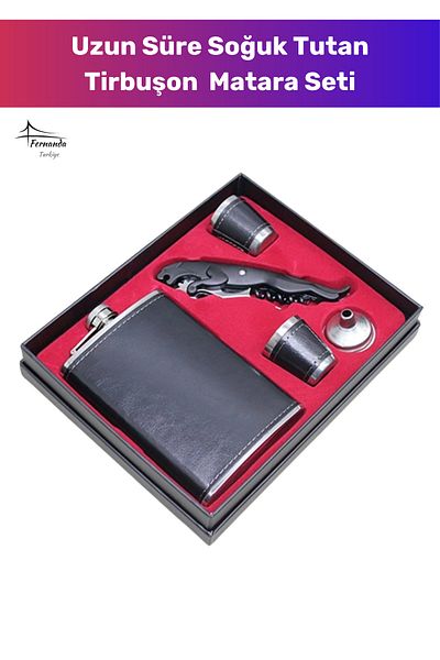 Fernanda Cold Storage 1Boxed Coffee Set with Flask 2_Shot Glass