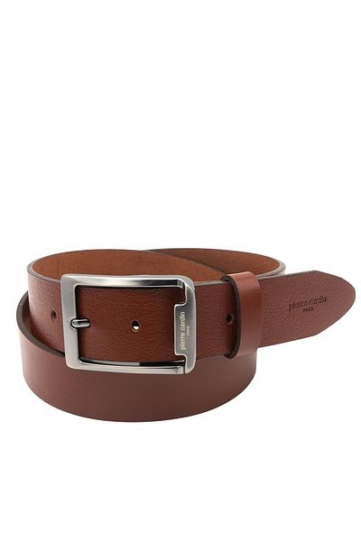 Pierre Cardin Tan Leather Men's Belt Pc-3100T1K