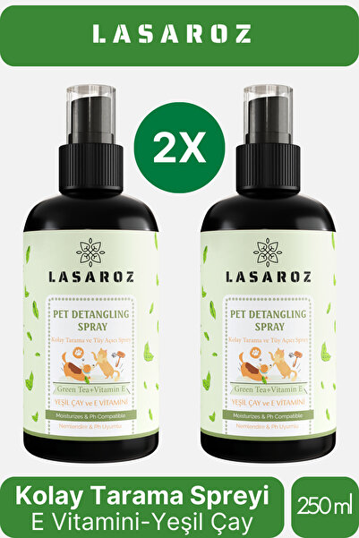lasaroz 2 Adet Kedi Köpek Kolay Tarama Spreyi Kıtık Açıcı Tüy Dökümü Önleyici...