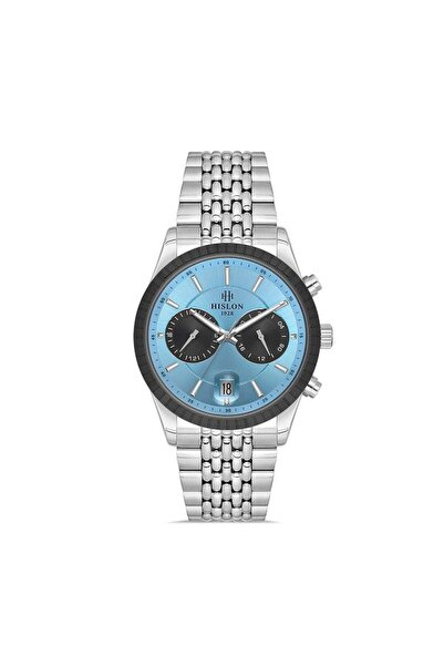 Hislon DT145T-10SS Erkek Kol Saati 41 mm Kasa Çapı, Paslanmaz Çelik Kordon, S...