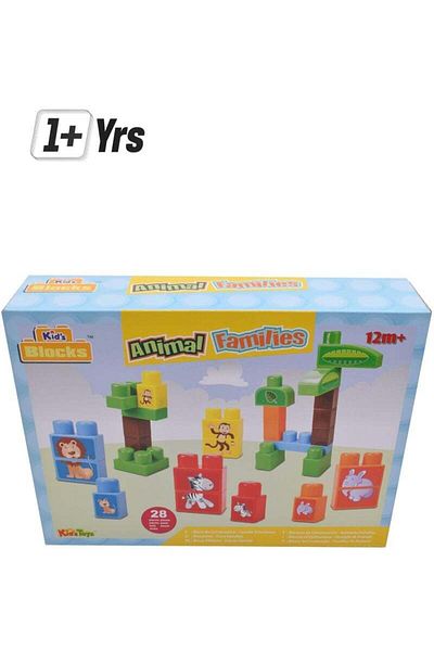 FULLJOY 28-Piece Small Animal Blocks Playset for Kids 22-1812569