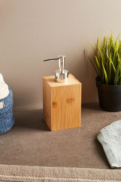 NO NAME Διανομέας σαπουνιού Bamboo Dispenser υγρού σαπουνιού