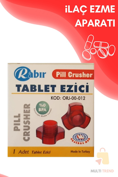 HASBY İlaç Tablet Ezici - İlaç Hap Ezme Aparatı - İlaç Ezici