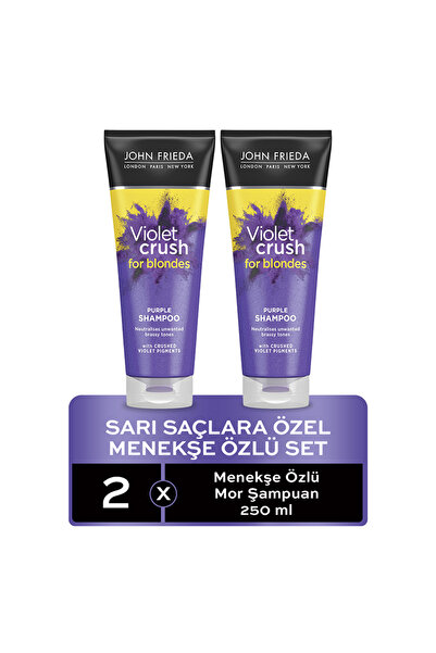 John Frieda Violet Crush Sarı Saçlara Özel Menekşe Özlü Set