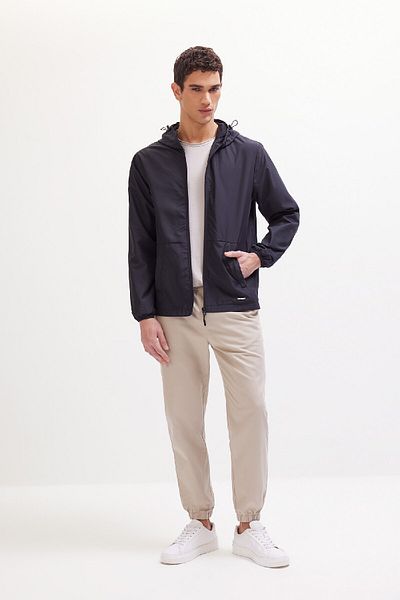 DeFacto 100% βαμβακερό Jogger Slim Fit Slim Fit Lace Up Παντελόνι Gabardine D8607ax25sp