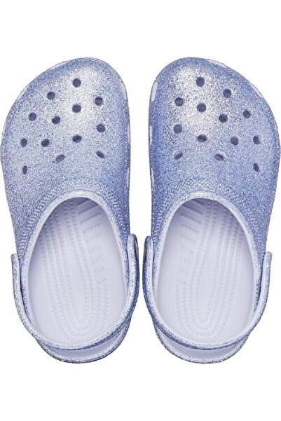 Crocs classic glitter clog frosted