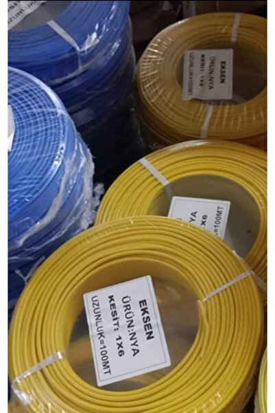 Sertel kablo 6 LIK NYA KABLO SARI KAHVE VE GRI