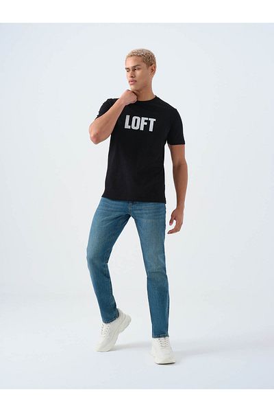 Loft Ανδρικό τζιν παντελόνι Ricardo Slim Fit Petrol Lf2038750