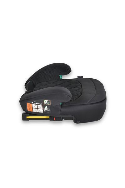OEM Scaun Inaltator Auto cu Isofix, Spatar detasabil, Cangaroo Jax Negru 125-150cm, Tapiterie detasabila