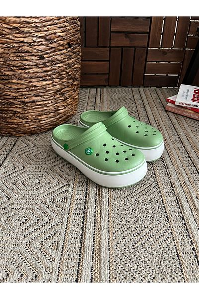 Behtah Kundura Closed Front High Platform Sole Kross Slippers Garden Pool Beach Cook Doctor Nurse Daily Slippers