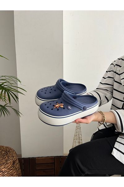 Behtah Kundura Closed Front High Platform Sole Kross Slippers Garden Pool Beach Cook Doctor Nurse Daily Slippers