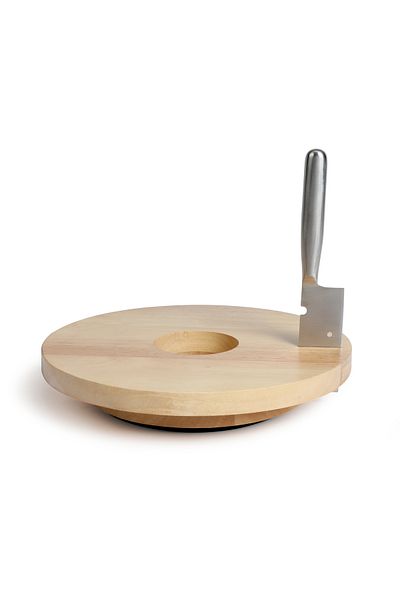 LİVOO Drevený otočný tanier Livoo MES139, priemer 28 cm