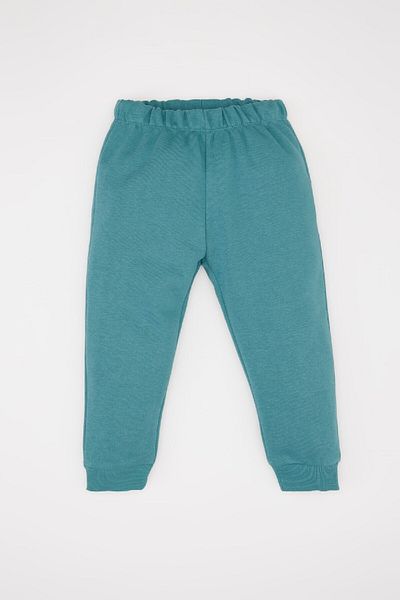 DeFacto Crew Neck Printed Sweatshirt and Elastic Waist Sweatpants for Baby Boy - D7909A525Sp