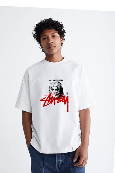 Grove Fashion St Arabic Women Printed Unisex Oversize T-Shirt