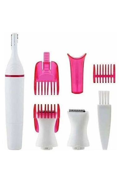 Generic Sensitive Skin Touch Epilator White/Pink