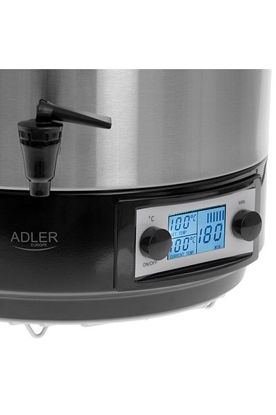 adler Pasteurizator electric AD 4496, 2600 W, Capacitate 28 l
