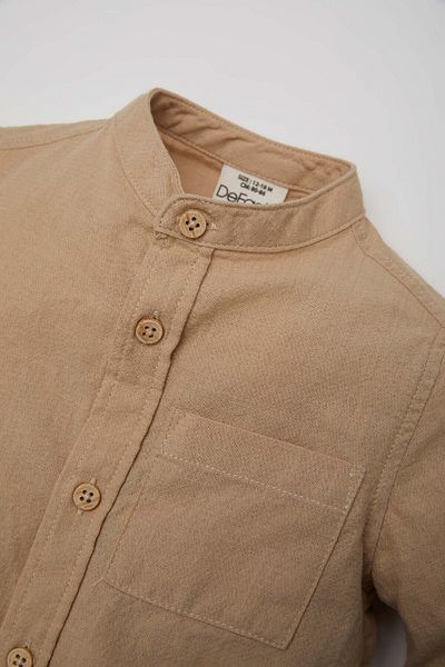 DeFacto Μακρυμάνικο πουκάμισο Baby Boy Flaming Poplin E0283A525SP