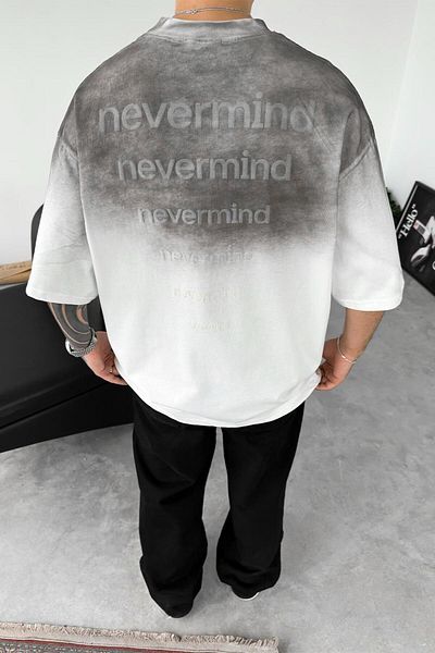 HAFKAGİYİM Μπλουζάκι με στάμπα με ανάγλυφο Stone Nevermind