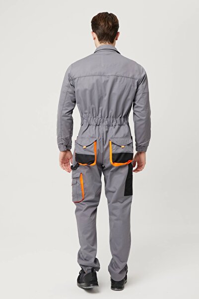 Armadillo Alaska Gabardine Jumpsuit with Knee Reinforcement Adjustable Sleeve and Cuffs Reflective Piping Functional Pocket