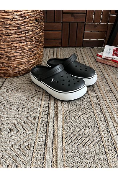 Behtah Kundura Closed Front High Platform Sole Kross Slippers Garden Pool Beach Cook Doctor Nurse Daily Slippers