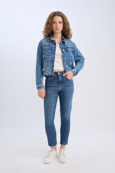DeFacto Jachetă de jeans cu croiala normală D8665AX25SP
