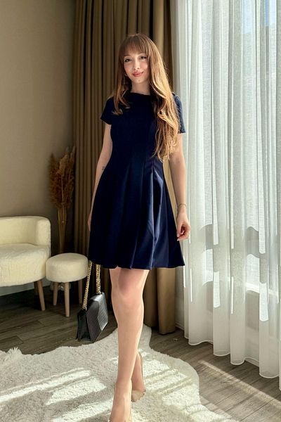 Dilay Gökoğlu Butik Oval Neck Flounce Dress