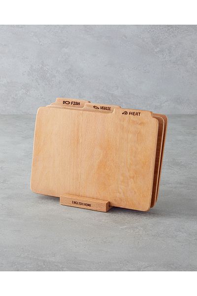 English Home Carola Beech 3-Piece Cutting Board 19X26 cm Natural