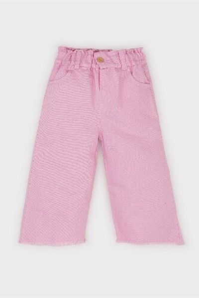 DeFacto Baby Girl Wide Leg Wide Wide Leg Gabardine Pants D9365A525Sp